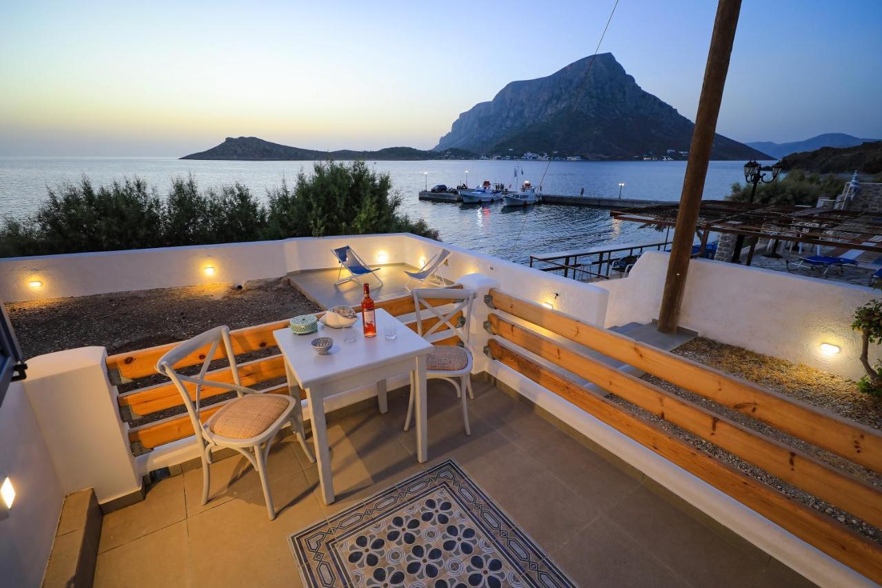 Villa Maria - Seashore Serenity Villa At Myrties Beach Kalymnos Eksteriør bilde